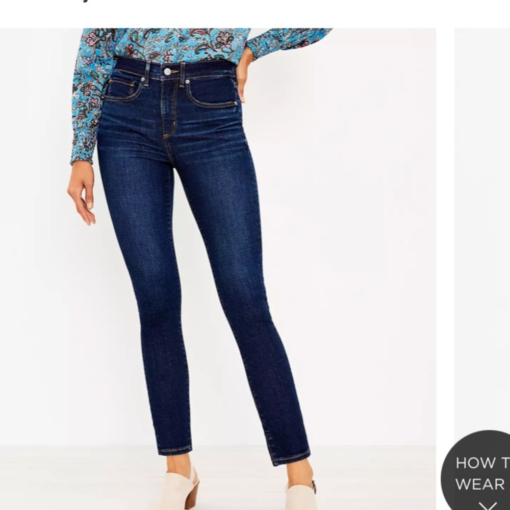 Loft Dark Wash Jeans